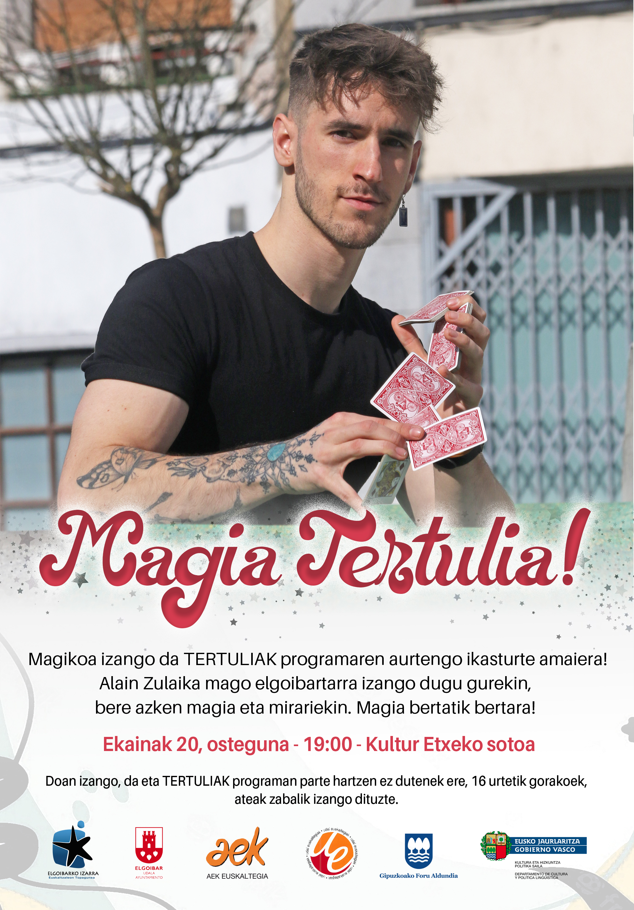 “Magia Tertulia!”, TERTULIAK programaren ikasturteari amaiera emateko